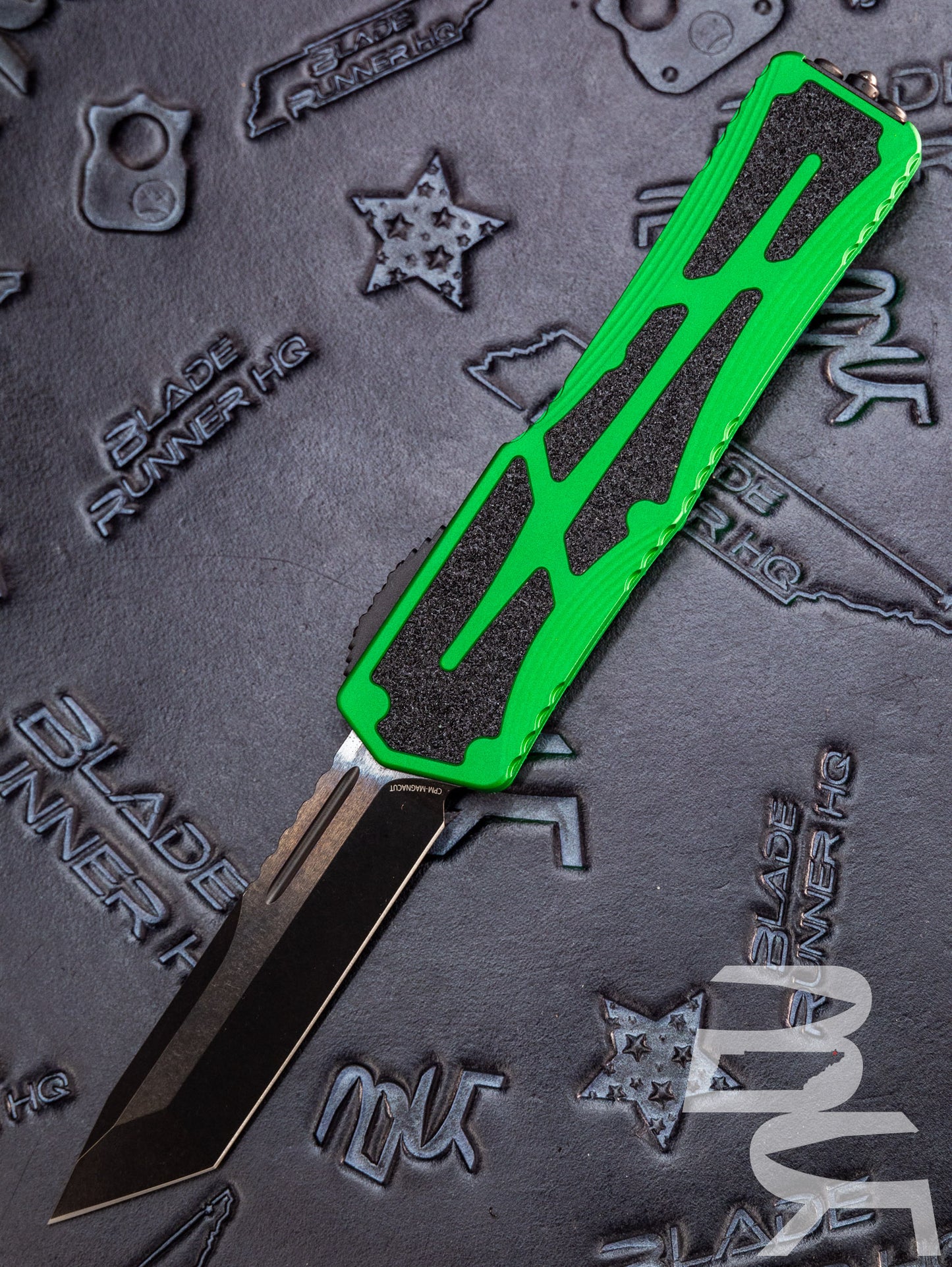 HERETIC KNIVES "COLOSSUS" TOXIC GREEN OTF AUTOMATIC KNIFE GREEN 3.5" TANTO DLC H040-6A-TXGRN