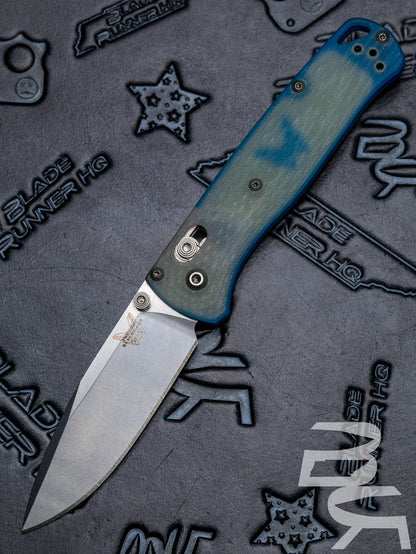 Pre Owned Mint Benchmade Bugout AXIS Lock Knife Jade G-10 (3.24" Satin 20CV) 535-1901 *