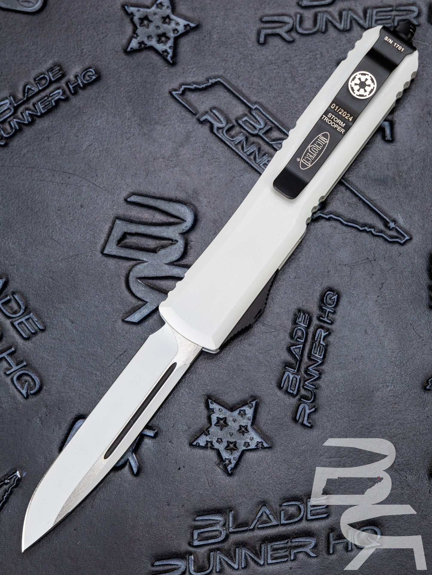 Microtech Ultratech S/E Storm Trooper Automatic Knife (3.4" White) 121-1 STD
