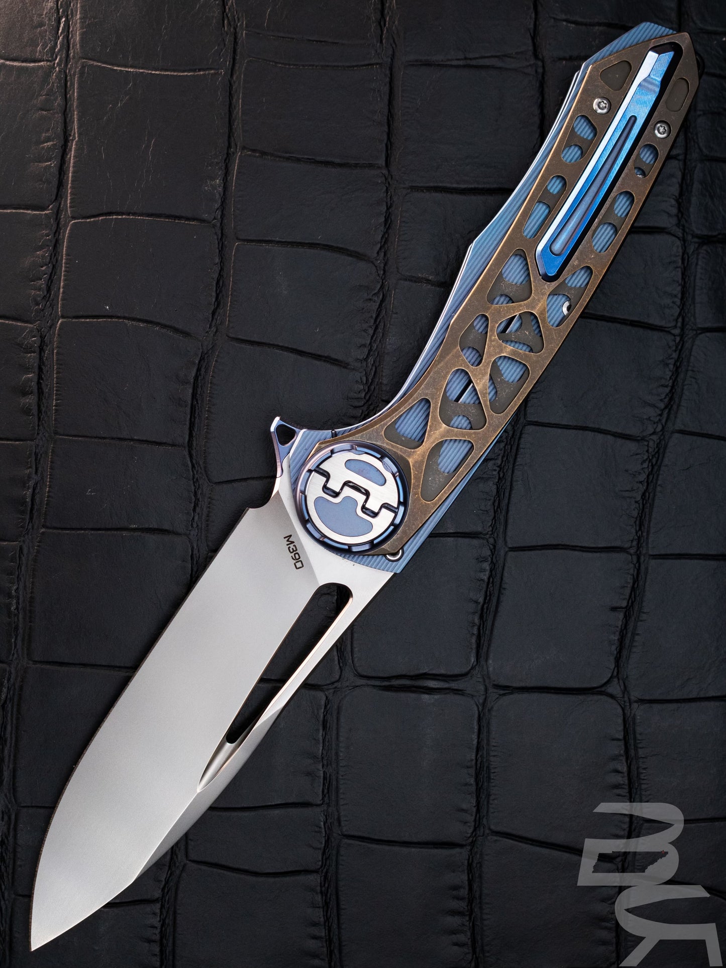 Venom Kevin John Harpoon Folding Pocket Knives M390 Blade Titanium  Disassembly Pivot Screws