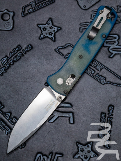 Pre Owned Mint Benchmade Bugout AXIS Lock Knife Jade G-10 (3.24" Satin 20CV) 535-1901 *