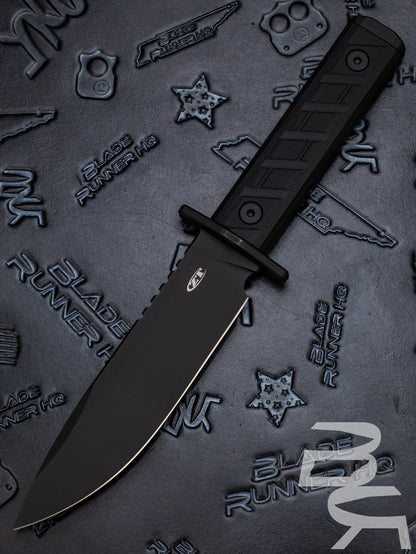 Zero Tolerance Model 0006BLK Fixed Blade Knife 6" CPM-3V Black Clip Point Blade, Black G10 Handles, Kydex Sheath