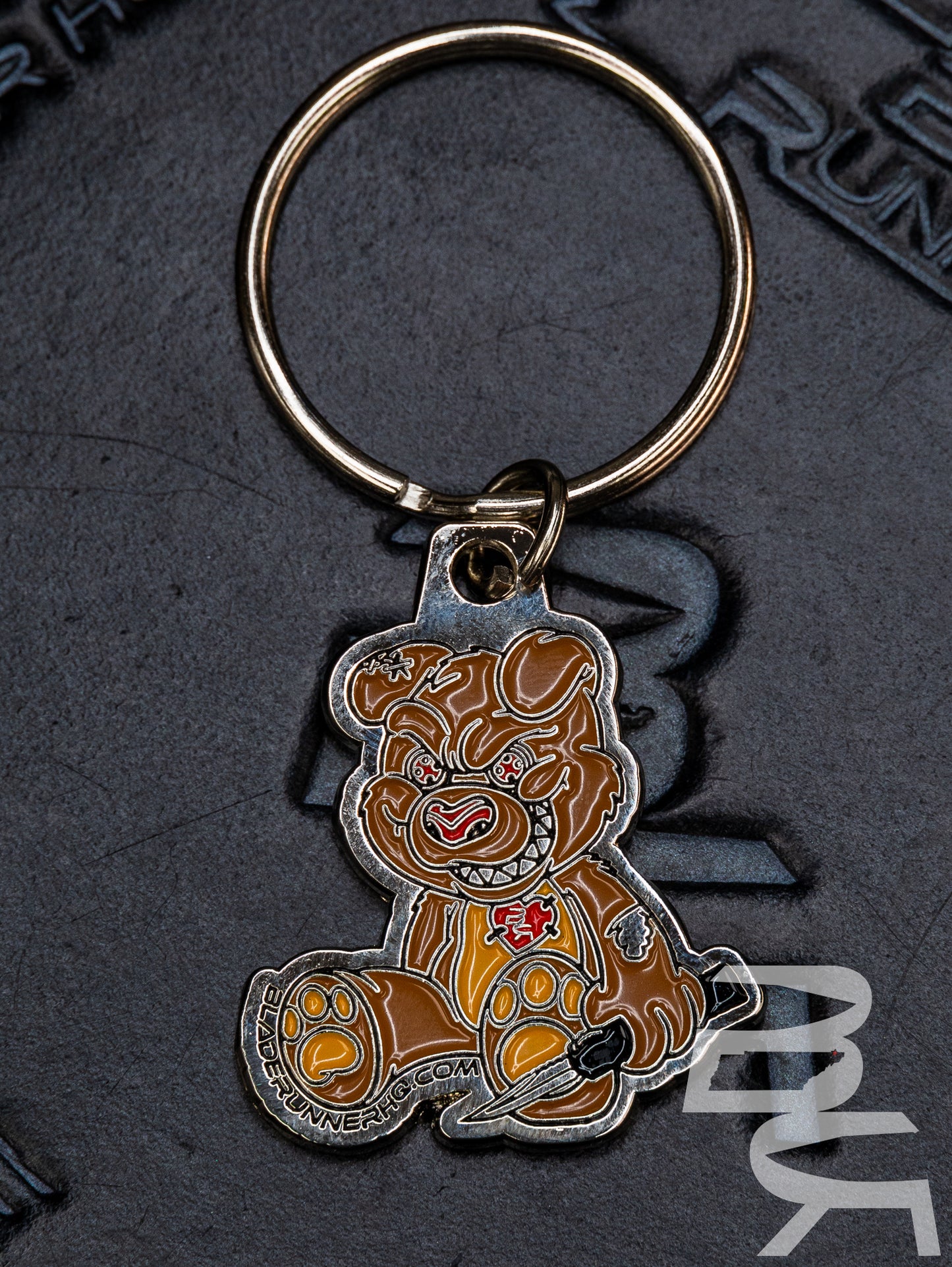 BladeRunner HQ “Snugglez” Keychain About 1.5 by 1.5” BR Stamped Back