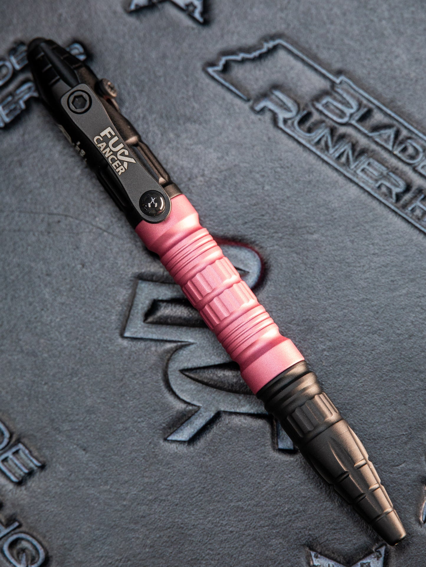 Breast Cancer Awareness Month Heretic Thoth! Pink Aluminum Tactical Pen Portion of Proceeds to Charity