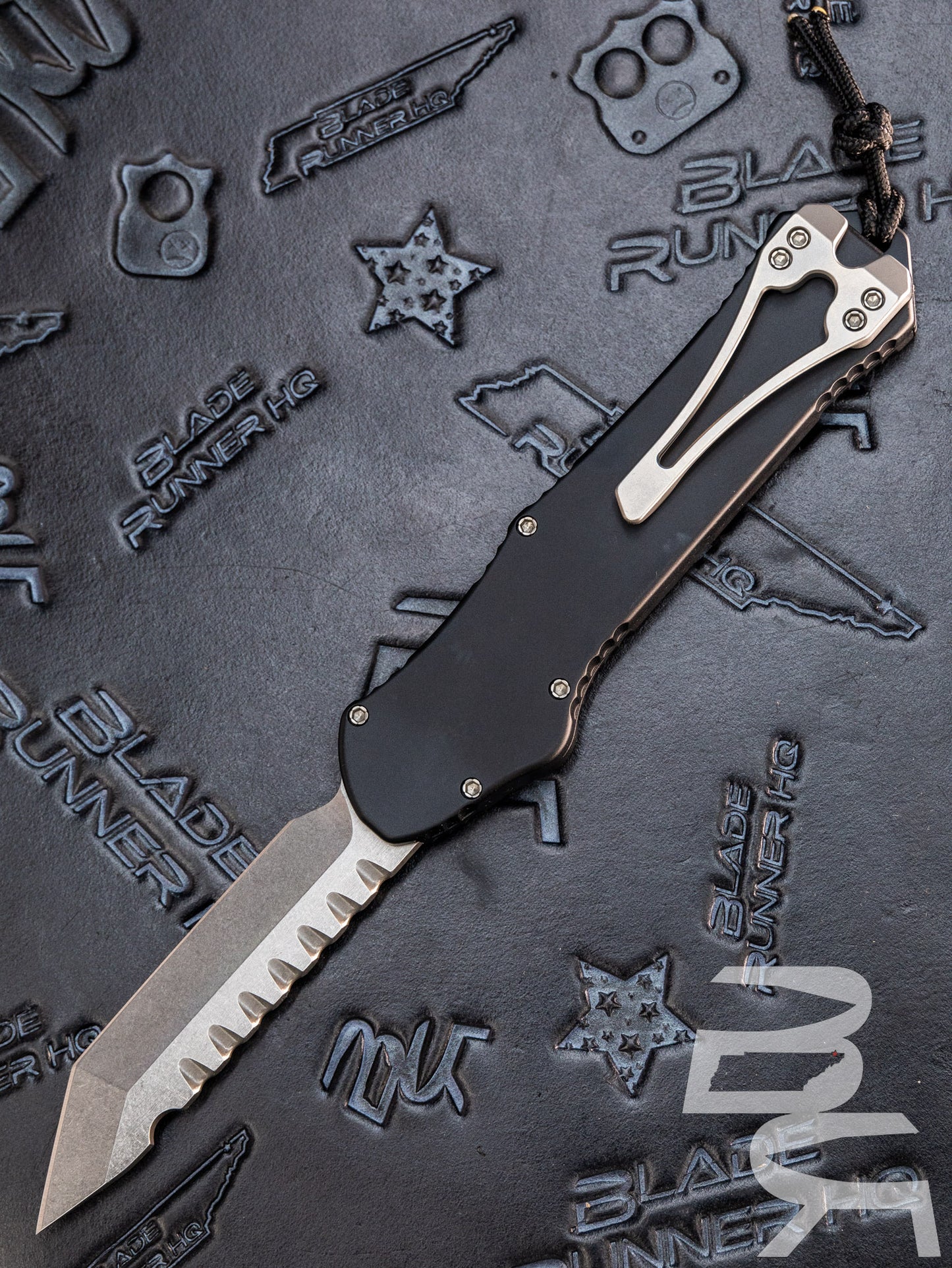 HERETIC KNIVES HYDRA OTF AUTOMATIC KNIFE 3.6" TANTO STONEWASH