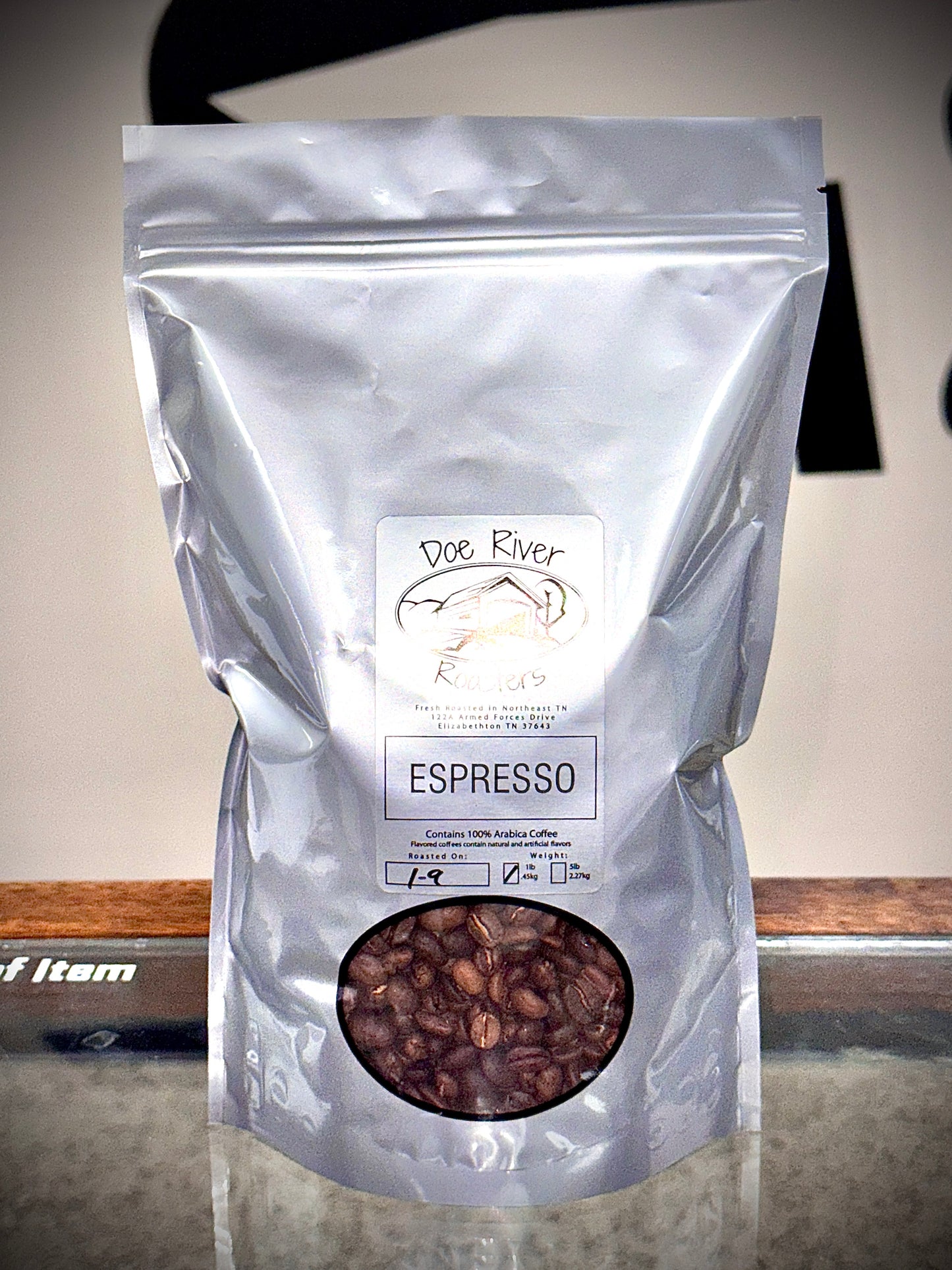 Espresso Dark Roast Blend Whole Bean Coffee 1lb *