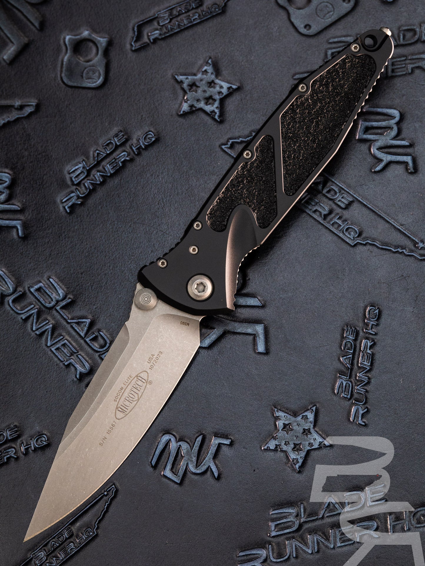 Microtech Socom Elite S/E Manual Knife Black (4" Apocalyptic) 160-10AP