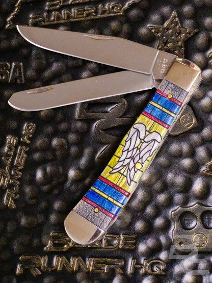 Case Cutlery Trapper Stained Glass Wings