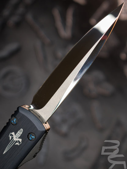 Pre Owned Ultratech-Mirror Polish-Anodized Hefted Alloy w/ Blue Ringed Titanium Hardware- S/N 017