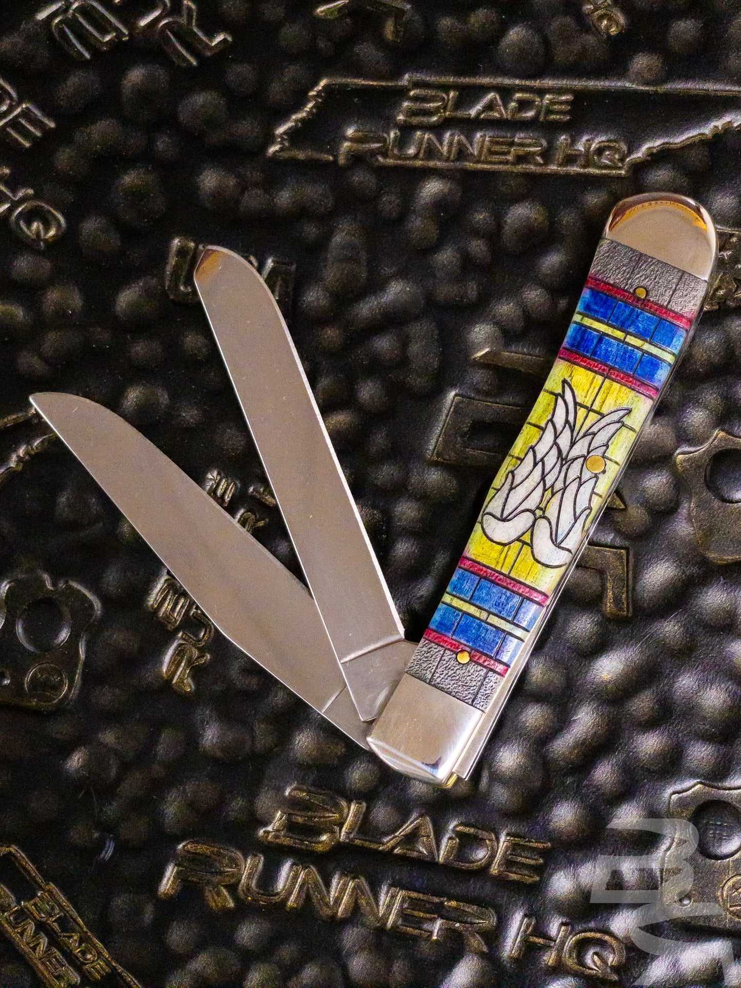 Case Cutlery Trapper Stained Glass Wings