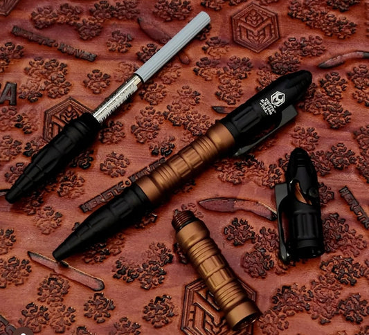 Heretic Thoth Rootbeer Aluminum Tactical Pen