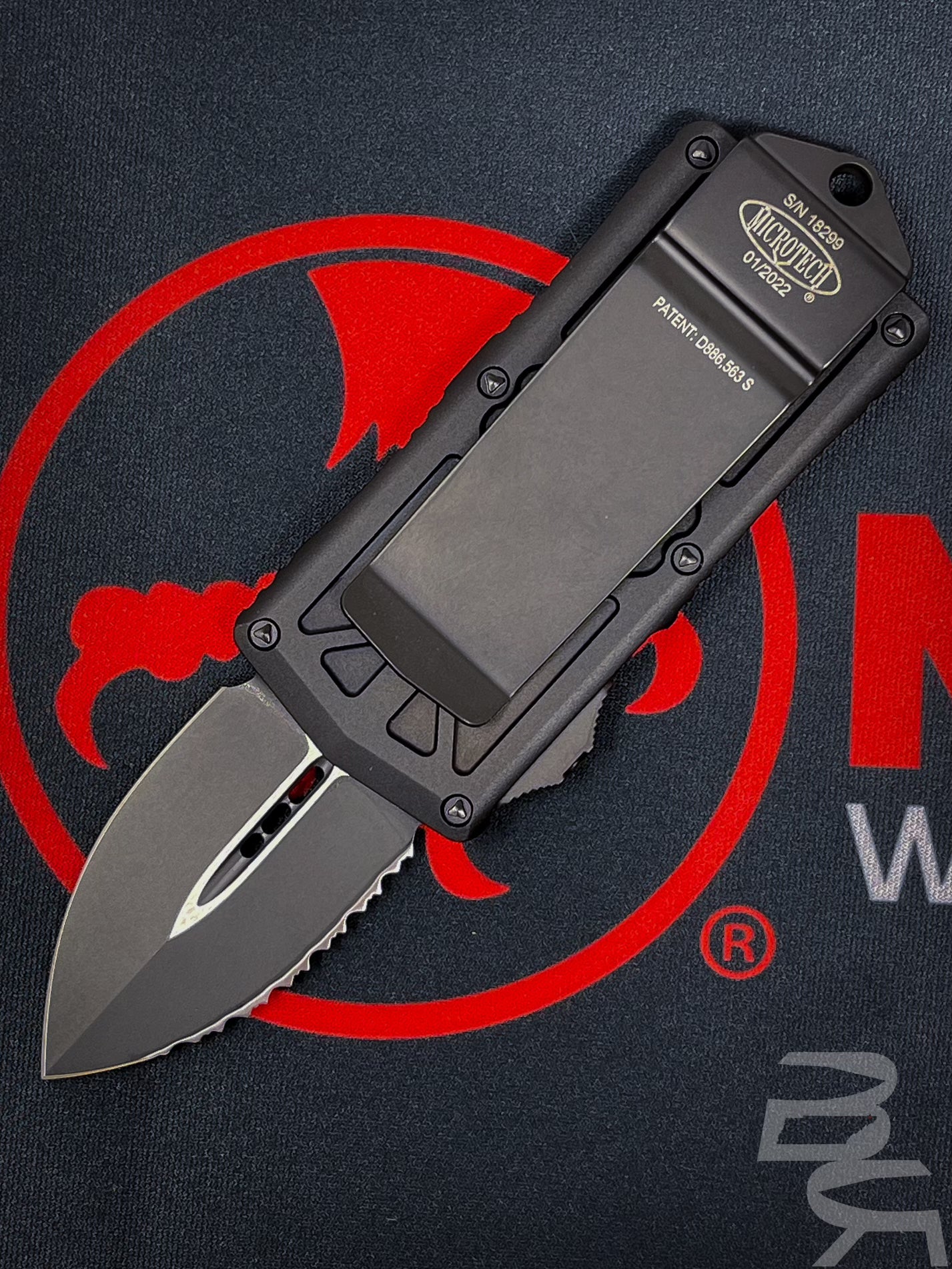 Microtech Exocet D/E Full Serrated Tactical M390