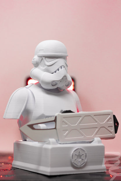 Space Conflict “Blast EM” White Trooper Knife Stand
