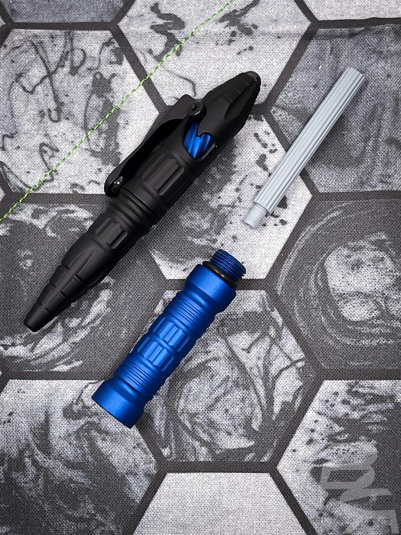 Heretic Thoth Aluminum Tactical Modular Pen BLUE